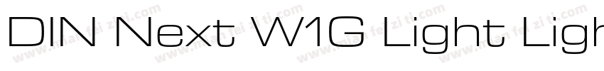 DIN Next W1G Light Light字体转换